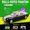 1:32 Rolls Royce Phantom Cullinan Druckgusslegierung Modell Spielzeug Auto Türen Öffnen Mit Sound Licht Pull Back Spielzeug Bücherregal Dekorationen