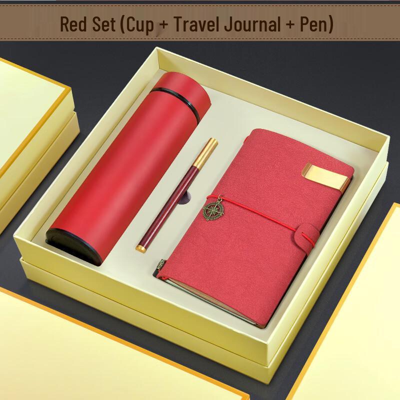 Shengbai Red Thermos Gift Set