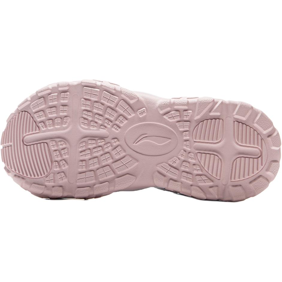 Li Ning Comfortable Versatile Shock Absorbing Breathable Low Top Kids Sandals Kids Sandals Pink YKEV030-4