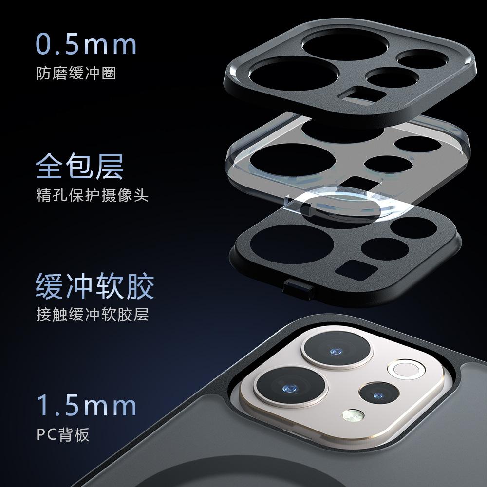 Applicable to VIVO S50Pro odd nail magnetic mobile phone case S30Promini matte V70 anti-drop V60 protective case