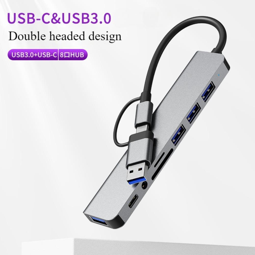 USB type C docking station hub seven eight in one laptop tablet phone converter USB hub
