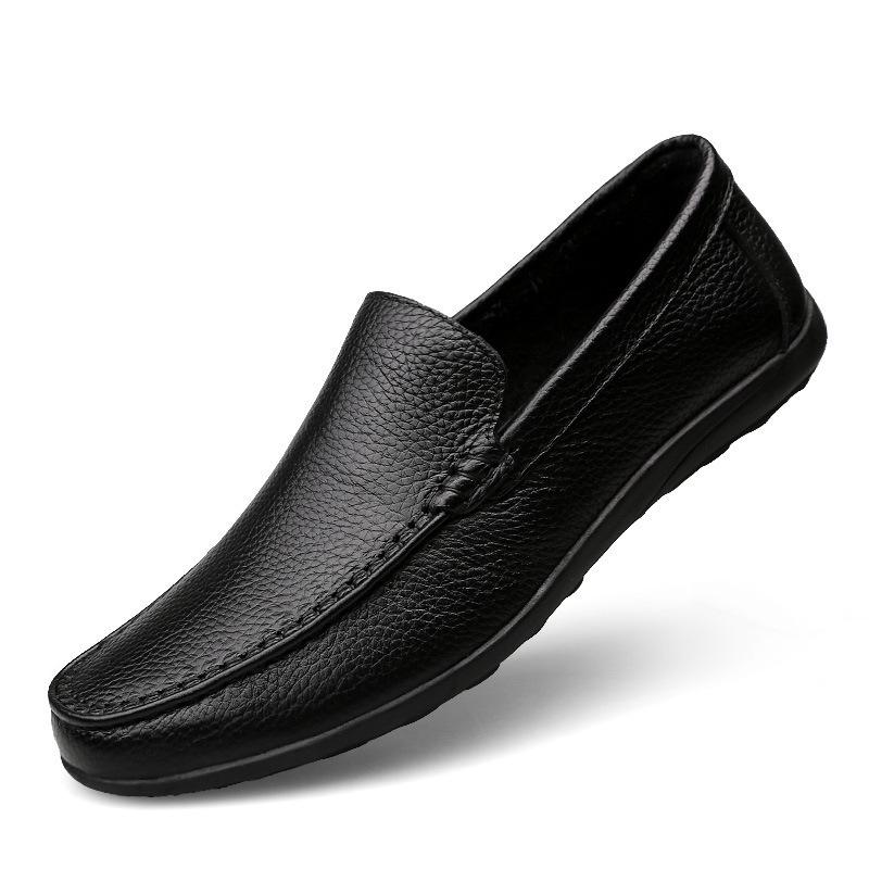 Men's Large Size Leather Loafers - Formal & Casual Versatile Moccasins