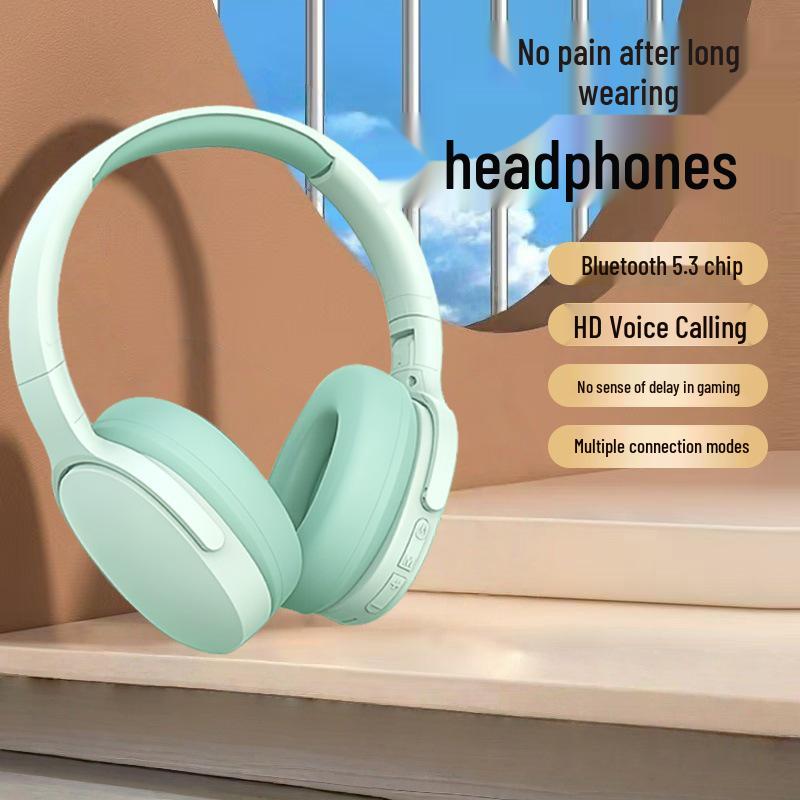 Wireless E-sports Over-ear Bluetooth Headset with Heavy Bass for Gaming & Music - P2961