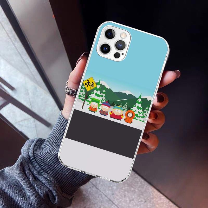 Cartoon S-South P-Parkes Handyhülle Für iPhone 17 Air 11 13 Mini 14 15 Plus 16 12 Pro Max 16E SE 7 8 Muster Weiche TPU-Rückseite
