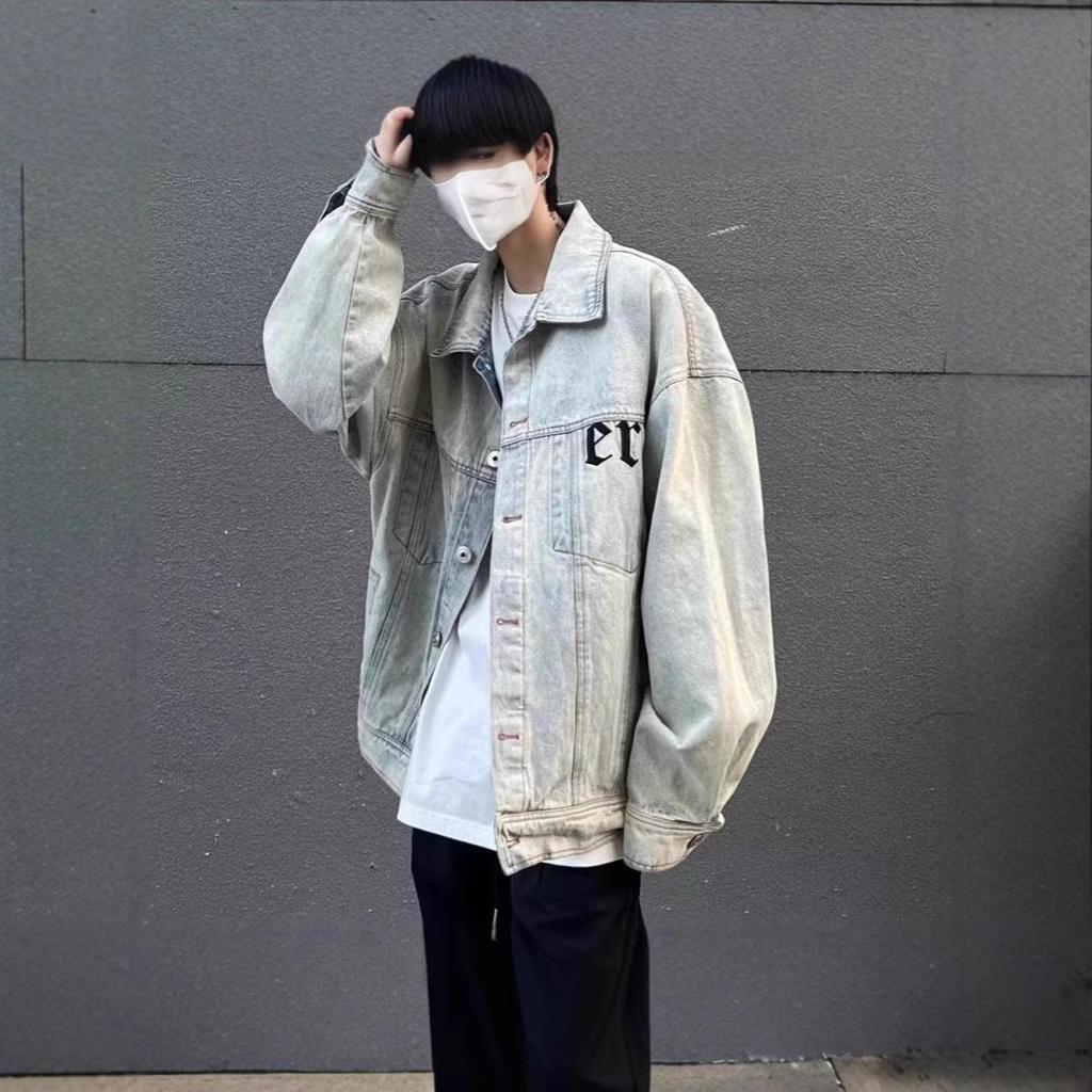 ER Gothic Cross Oversized Hoodie - American High Street Fashion Sweater for Couples