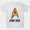 Herren Schwarzes T-Shirt mit Aufdruck Star Trek No-Cut Transferpapier Druck Baumwoll-T-Shirt