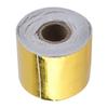 1 Roll Golden Car Aluminum Foil Adhesive Reflective Heat Shield Wrap Tape (10m * 5cm)