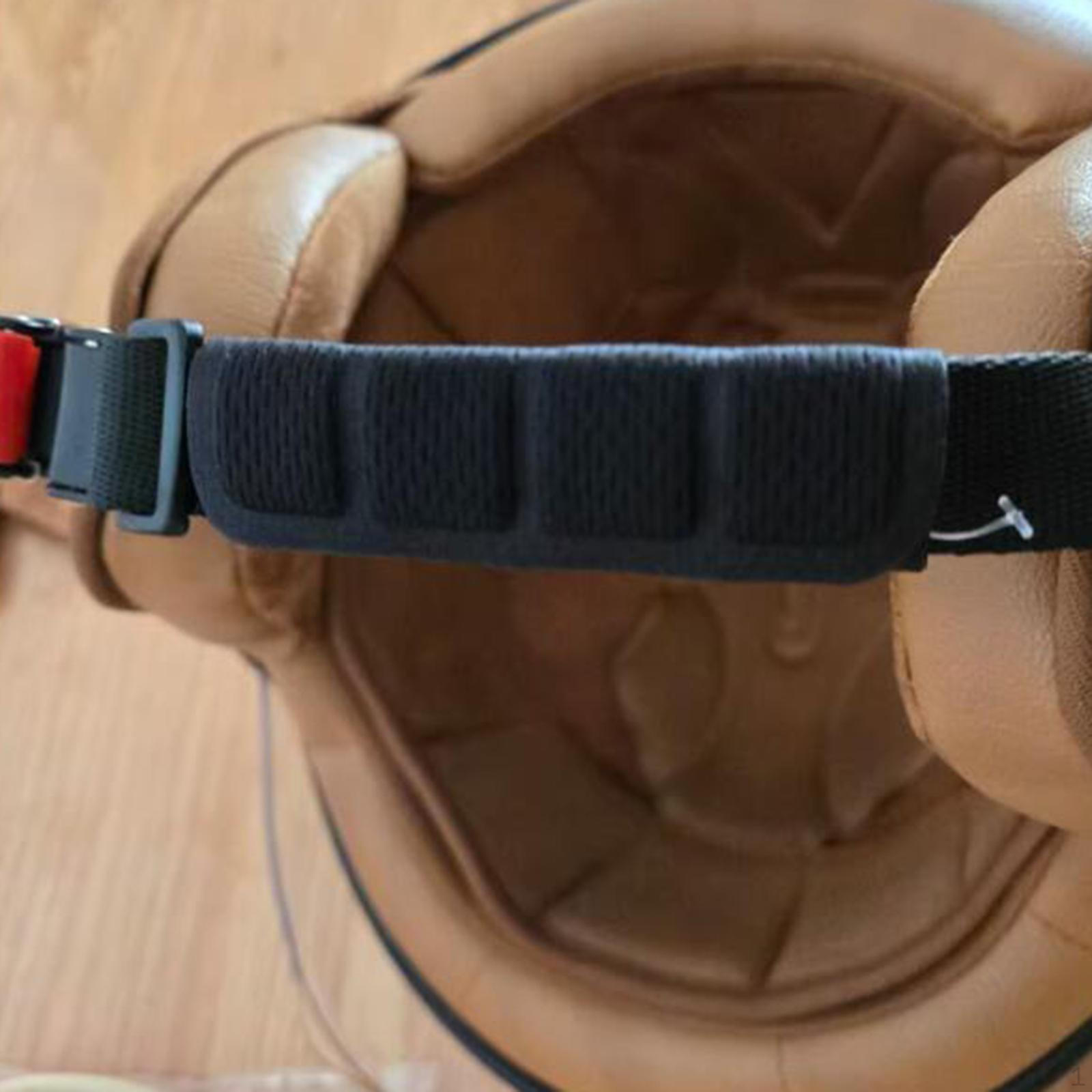 

Подкладка на подбородочный ремень шлема Удобная сменная подушка-подкладка для езды на велосипеде на открытом воздухе чёрный