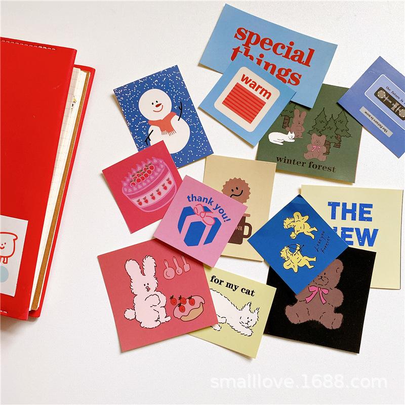 

MUSEMOOD Korean Retro Girl Sticker Pack for Journaling Model 2: 12 Stickers