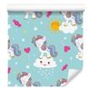 Beautiful Sleeping Unicorns Wallpaper for Living Room and Bedroom 50x1000