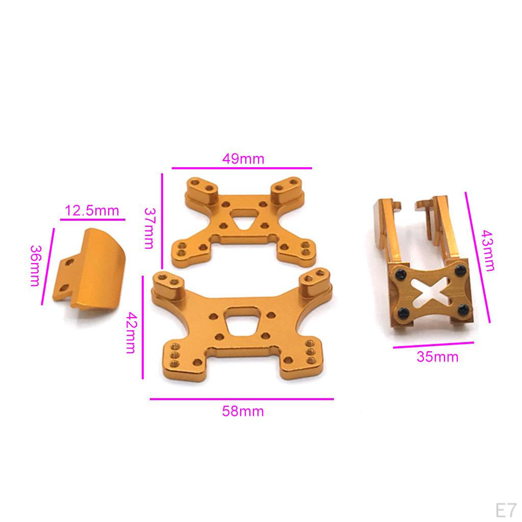 Metal RC Car Parts 1/14 1/12 Modification Accessories Hobby DIY Upgrade Set for