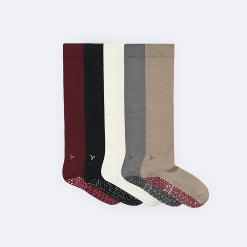 

Нескользящие гольфы ORIENA Burgundy