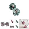 Stylish Flower Earrings For Women Fashionable Geometric Design Jewelry