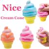 Nice Cream Beliebte Maltose Squishy Schneller Rückprall Quetsch-Fidget-Spielzeug Weich Bunt Eiswaffel Weiches Spielzeug Überraschungsgeschenk