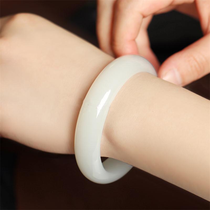 1 bracelet en jade naturel à la mode, breloque en jade, cadeau pour femme