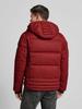 Winter Jacket Tom Tailor Puffer Winter Jacket With Detachable Hood (1044772) Bordeaux Dark Red