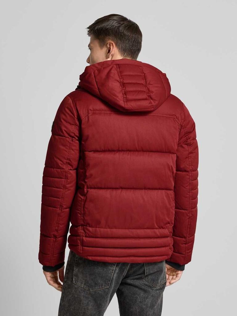 Winter Jacket Tom Tailor Puffer Winter Jacket With Detachable Hood (1044772) Bordeaux Dark Red