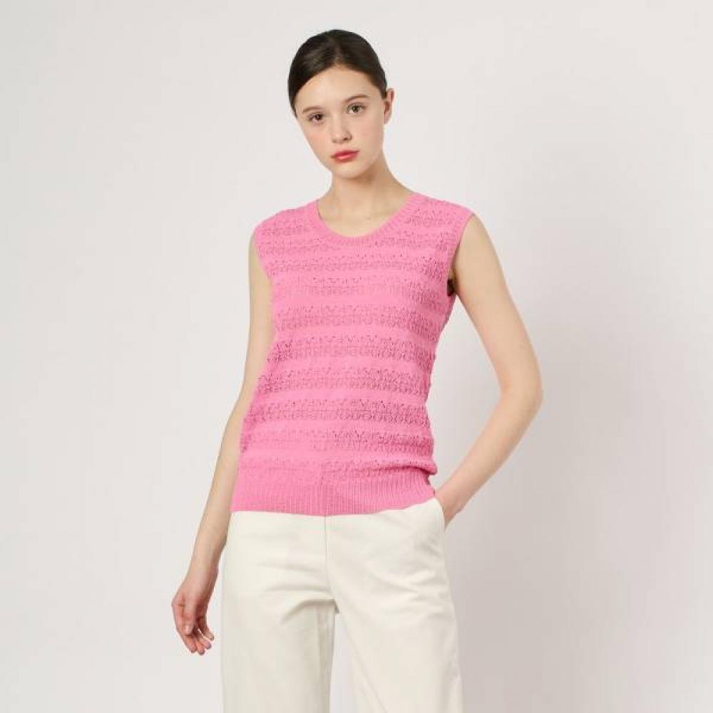 

Bcbg Round Neck Sleeveless Knit Top B4m4k317 light beige (71)/66