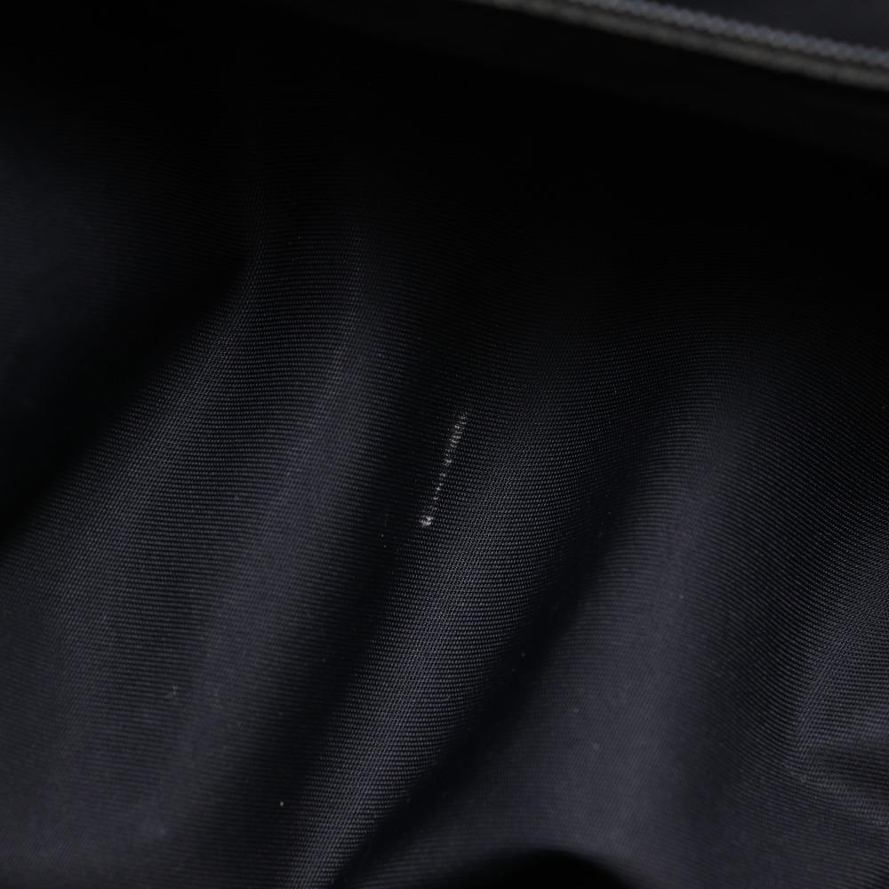 CHANEL Tote MM Tote Bag A15991 New travel line black Nylon canvas Women Used