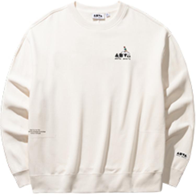 

Anta Loose Comfortable Versatile Sweatshirt Unisex tops Corn-White 172518704-4 L