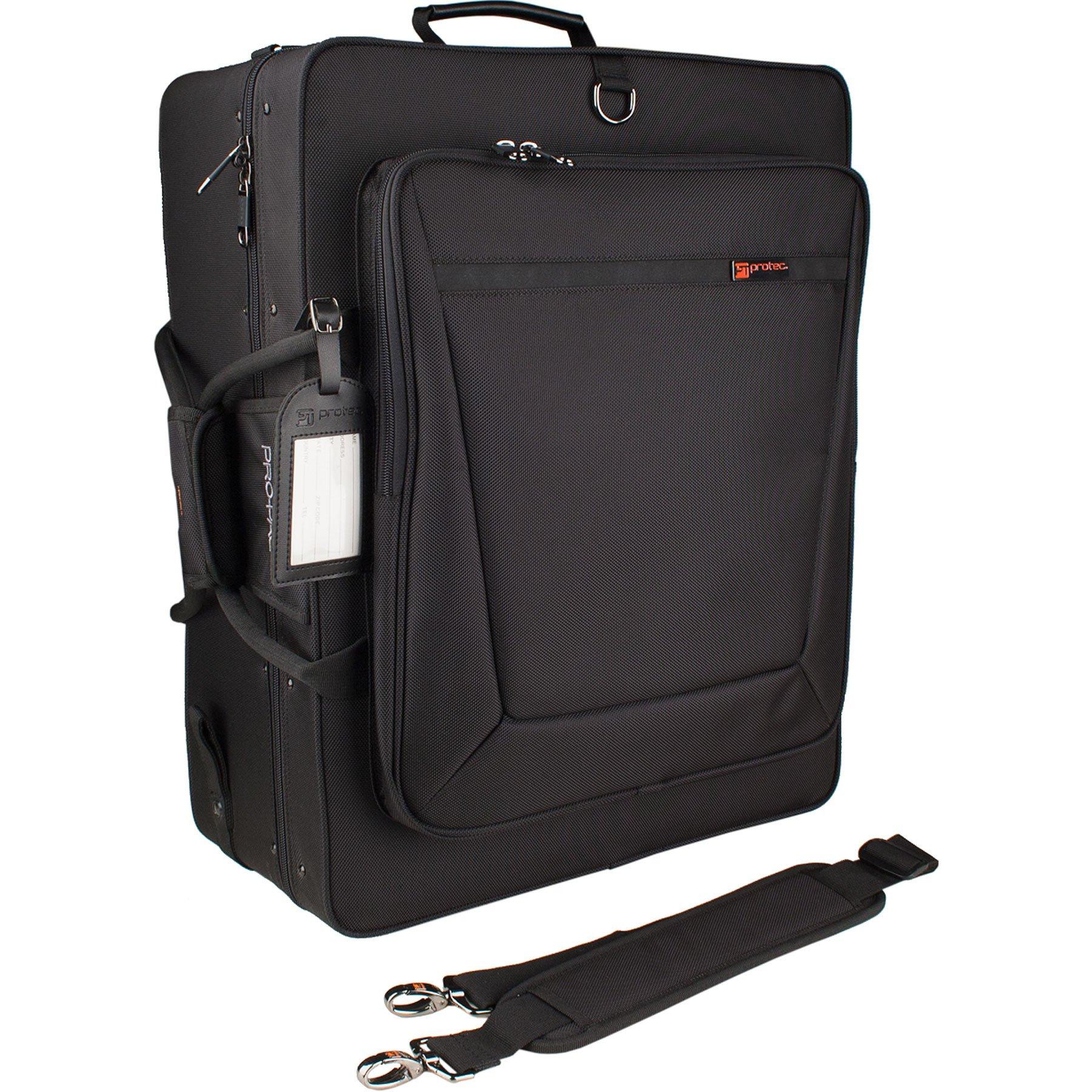 

PROTEC Semi-hard trumpet case Quad 4-piece storage IP301Q Black