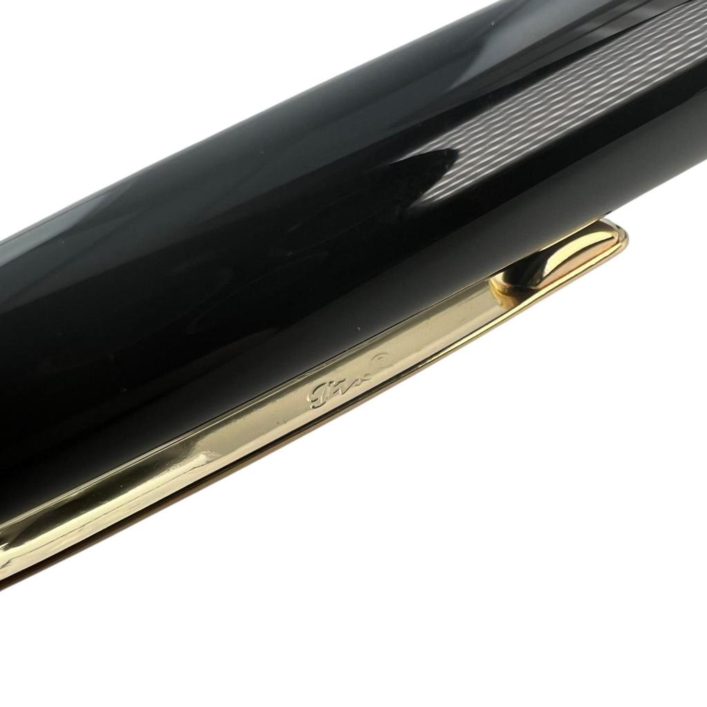 Montblanc Ballpoint Pen Meisterstück Classic Twist Black Gold Mens Used