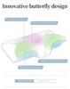 Grenzüberschreitendes Schmetterlings-Memory-Schaum-Nackenstützkissen - Langsam rückfedernd, nicht zusammenfallend, Klasse A für die Halswirbelsäule