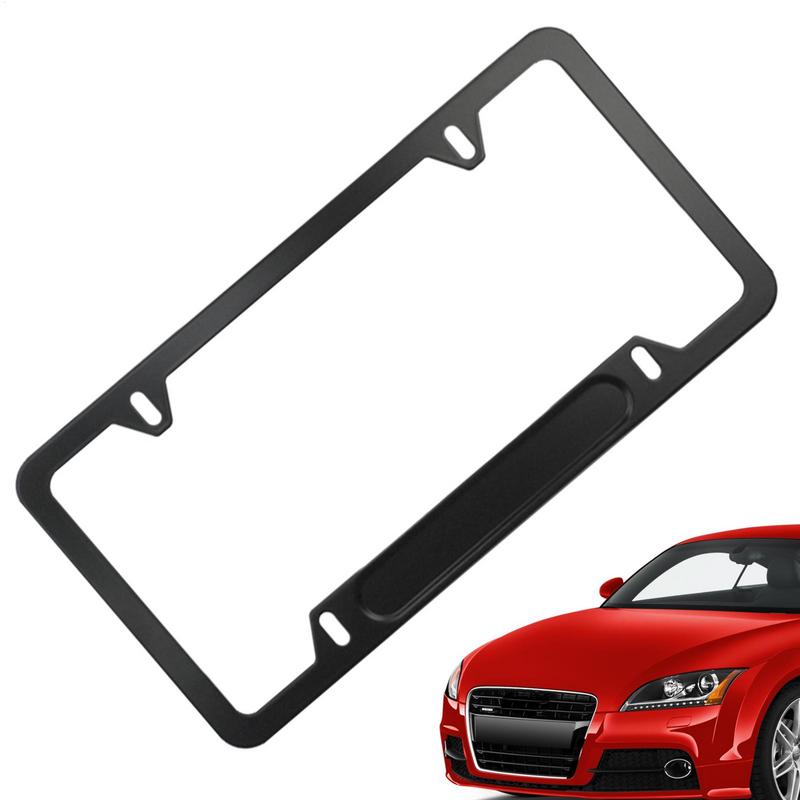 Versatility Frame Car License Plate Frame United States Standard Auto Number Plate Holder Stainless Steel/aluminum Alloy Frame
