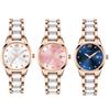 Women Ceramic Watches Ladies Waterproof Quartz Bracelet Watch Date Clock