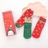 3Pairs/lot Christmas Baby Boy Socks Winter Fashion Socks Santa Claus Elk Cotton Snowman Infant Girl Socks Autumn Kids Sock