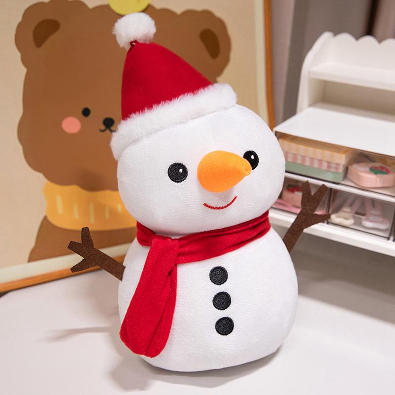 Plyšová bábika Santa Claus a sobovia Vianočná dekorácia Darček