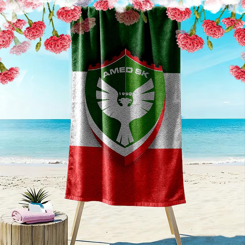 Amedspor Print Beach Towel Large Soft Quick Dry Towel For Beach Camping Swimming
