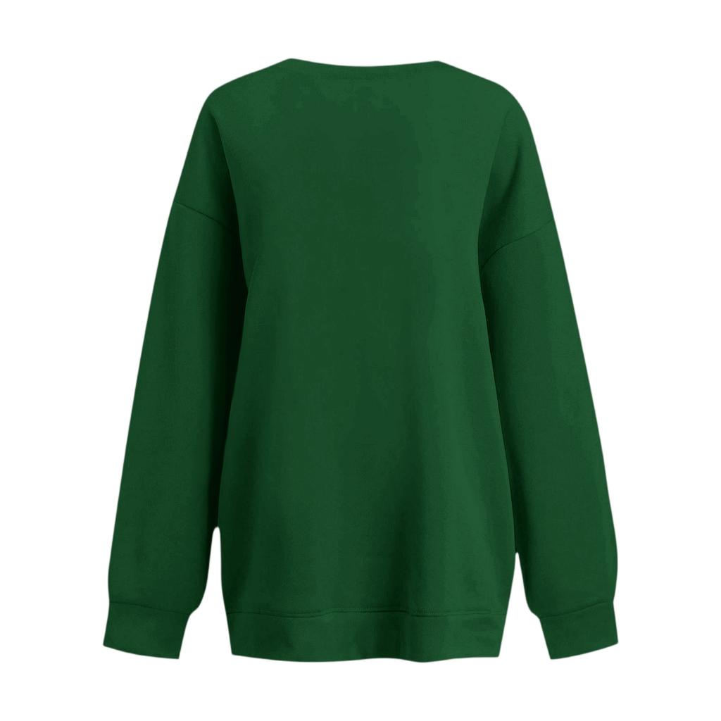 Crewneck Sweatshirt For Women Fall Graphic Sweatshirts Vacation Long Sleeve Drop Shoulder Pullover