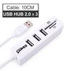 USB Hub 3/6 Port Expander Adapter USB 3.0 Hub Multi USB Splitter 2.0 Hab 3 Hub 3.0 Více USB 3.0 USB-Hub Čtečka karet pro PC