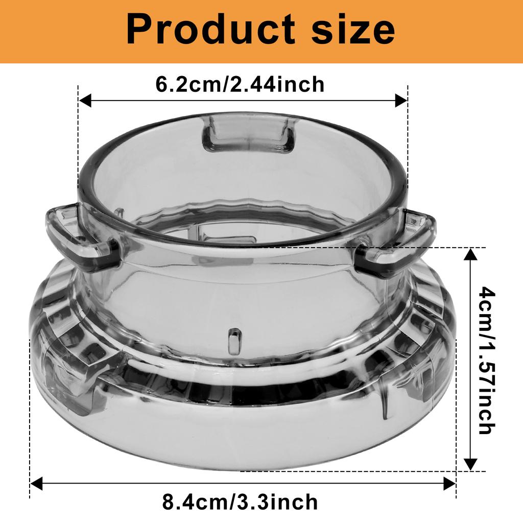 54mm Dosiertrichter Kaffeedosierring Praktischer Espresso-Dosiertrichter Anti-Fliegendes Pulver Kaffeedosiertrichter Espresso-Werkzeuge