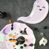 Halloween Ghost Shape Disposable Tableware Paper Plates Cups Halloween Happy Birthday Party Decoration For Home
