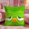 DDuolingos Cute Cartoon Cushion Cover Premium Comfort Reversible Pillow Cove Two In One Design For Any Room  Car Interior