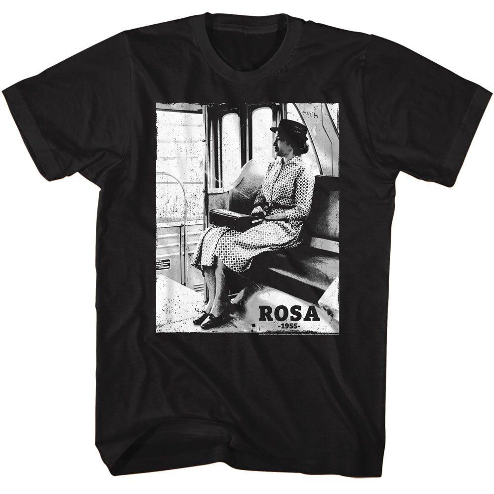 Rosa Parks Photo Black Icon Shirt L