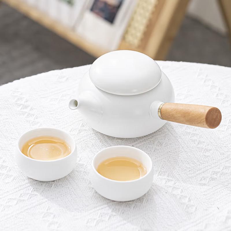 Yunyan White Porcelain Gongfu Portable Tea Set
