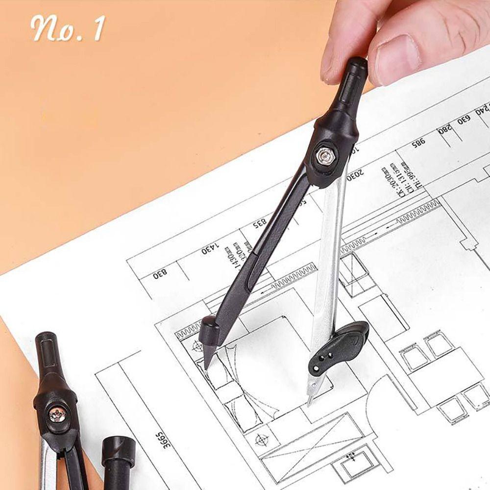 3/9PCS Eraser Pencil Compass Kit Transparent Measuring Ruler Multi-Function Ruler Set  School Office