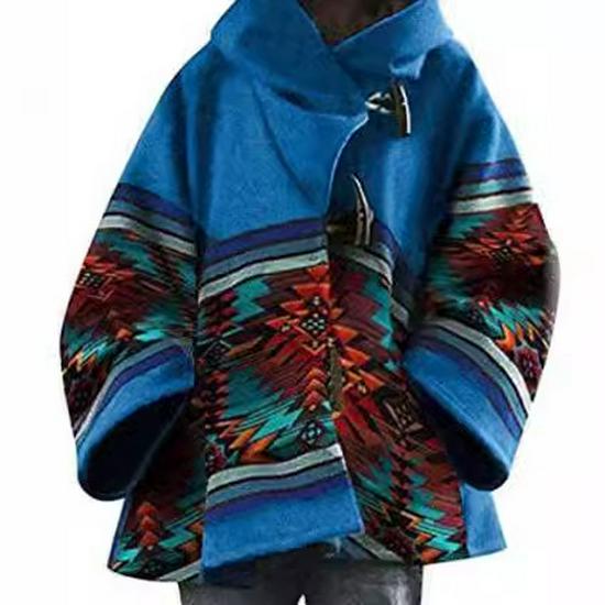 2025 Χειμερινό Γυναικείο Ρετρό Φαρδύ μάλλινο παλτό - Διατίθεται σε 5 χρώματα & 8 μεγέθη