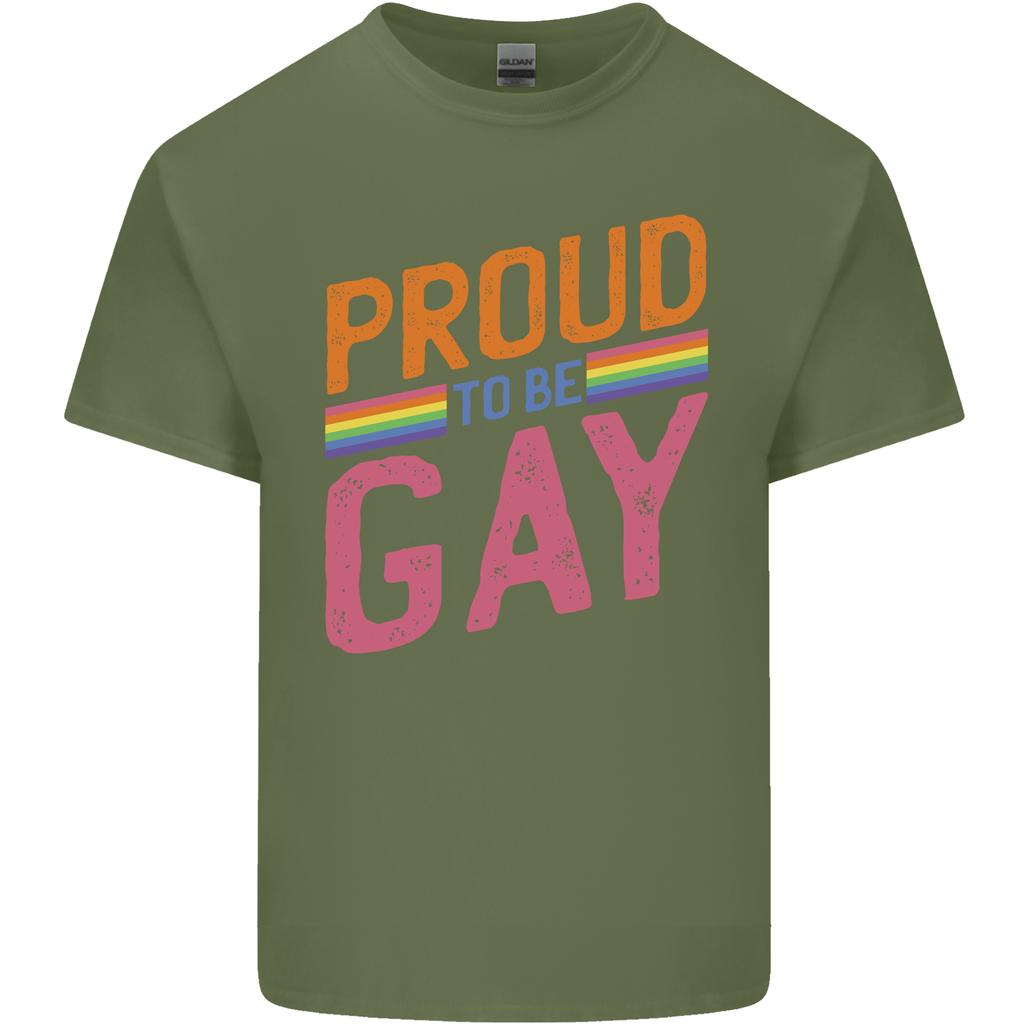 LGBT Pride Awareness Proud To Be Gay Unisexs Light Cotton TShirt