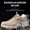 Work Shoes Hollow Breathable Steel Toe Boots Lightweight Safety Work Shoes Anti-slippery For Men Women Male Work Sneaker