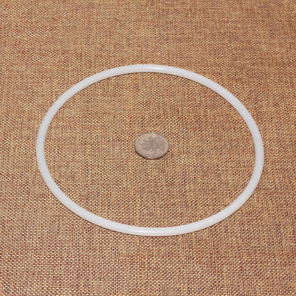 10Pcs Dreamcatcher Ring Plastic Round White Various Sizes DIY Handmade Manual Wrapping Craft Accessories Materials