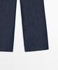 Masimodutti Linen Blend Wide Leg Denim Pants