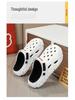 Fleece-Lined Cotton Slippers: Non-Slip, Soft Sole, Warm Office & Nurse Shoes for Autumn/Winter