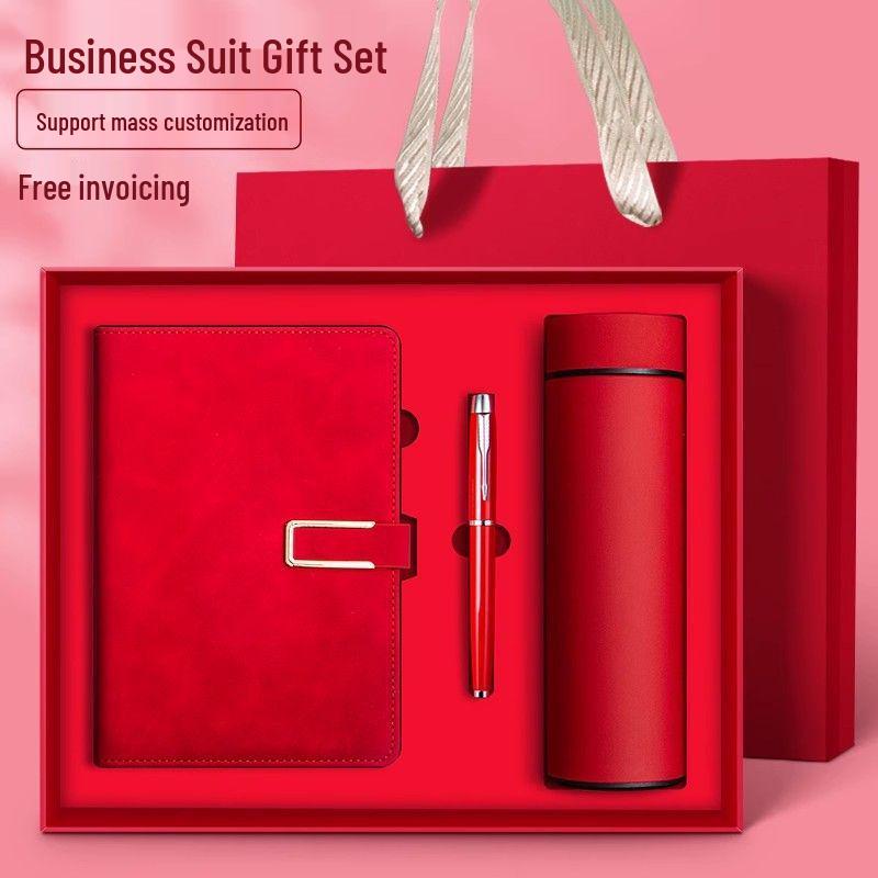 Luxury Logo Notebook Gift Set - Business Pages, Perfect for Corporate Souvenirs