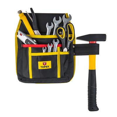 Werkzeugtasche, 4 Fächer, Hammerhalter