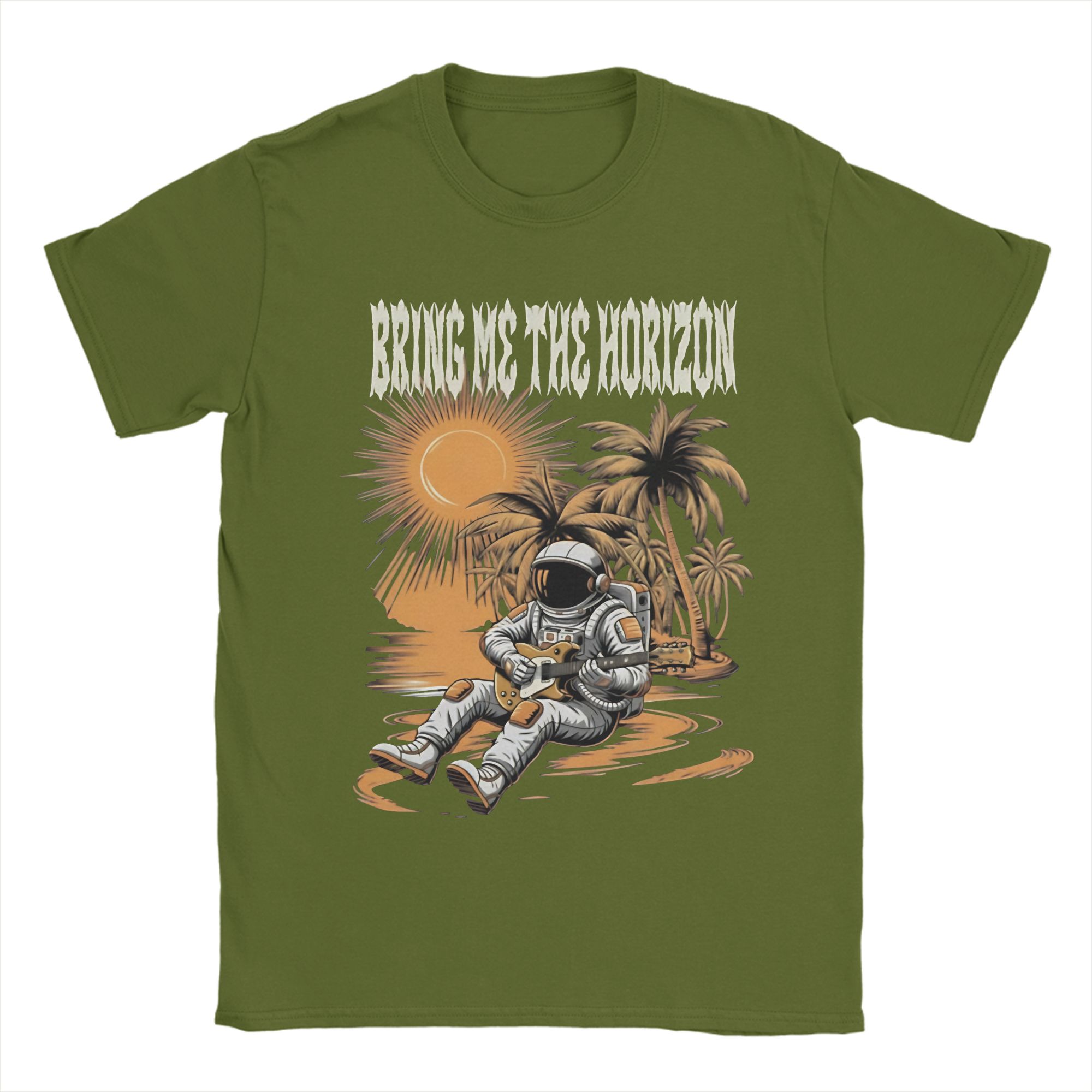 

BMTH Bring Me The Horizon Metalcore T-Shirt Men Leisure 100% Cotton Tee Shirt O Neck Short Sleeve T Shirt Classic Clothing 4XL