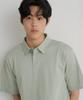 Binpolmen Premium Flow Collar Neck T-Shirt Light Green